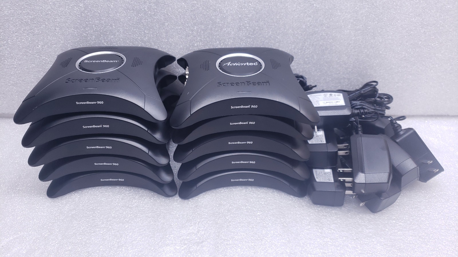 Lot of 10 Actiontec ScreenBeam 960 Wireless Display Receiver W/ AC Adapters #99