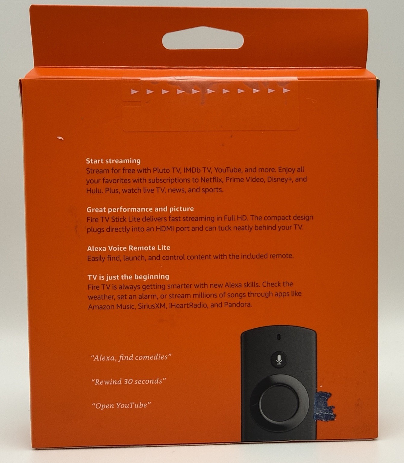 Amazon Fire TV Stick Lite HD (New Sealed) with Alexa Voice Remote Lite – Black
