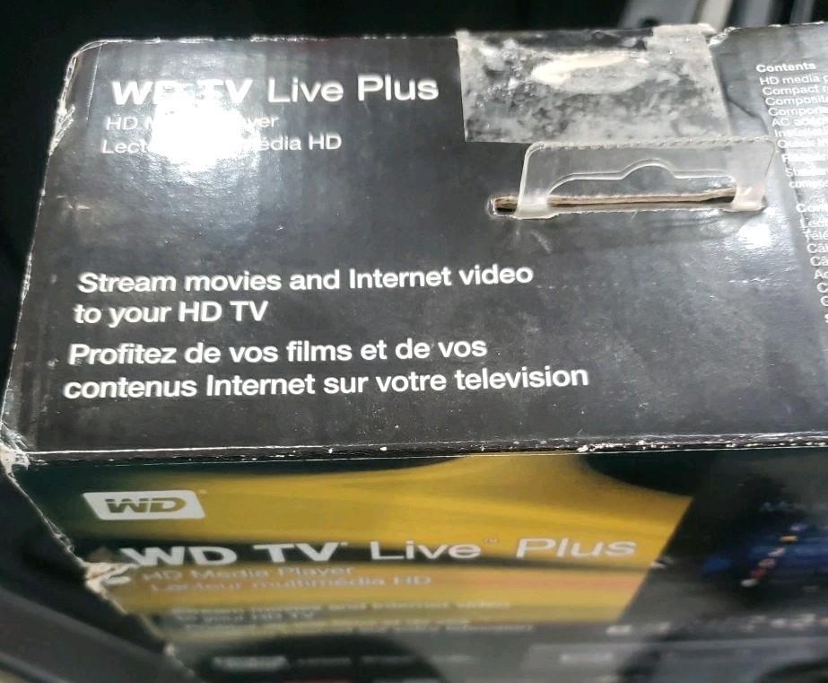 Western Digital WDBAAN0000NBK WD TV Live Plus HD Media Player