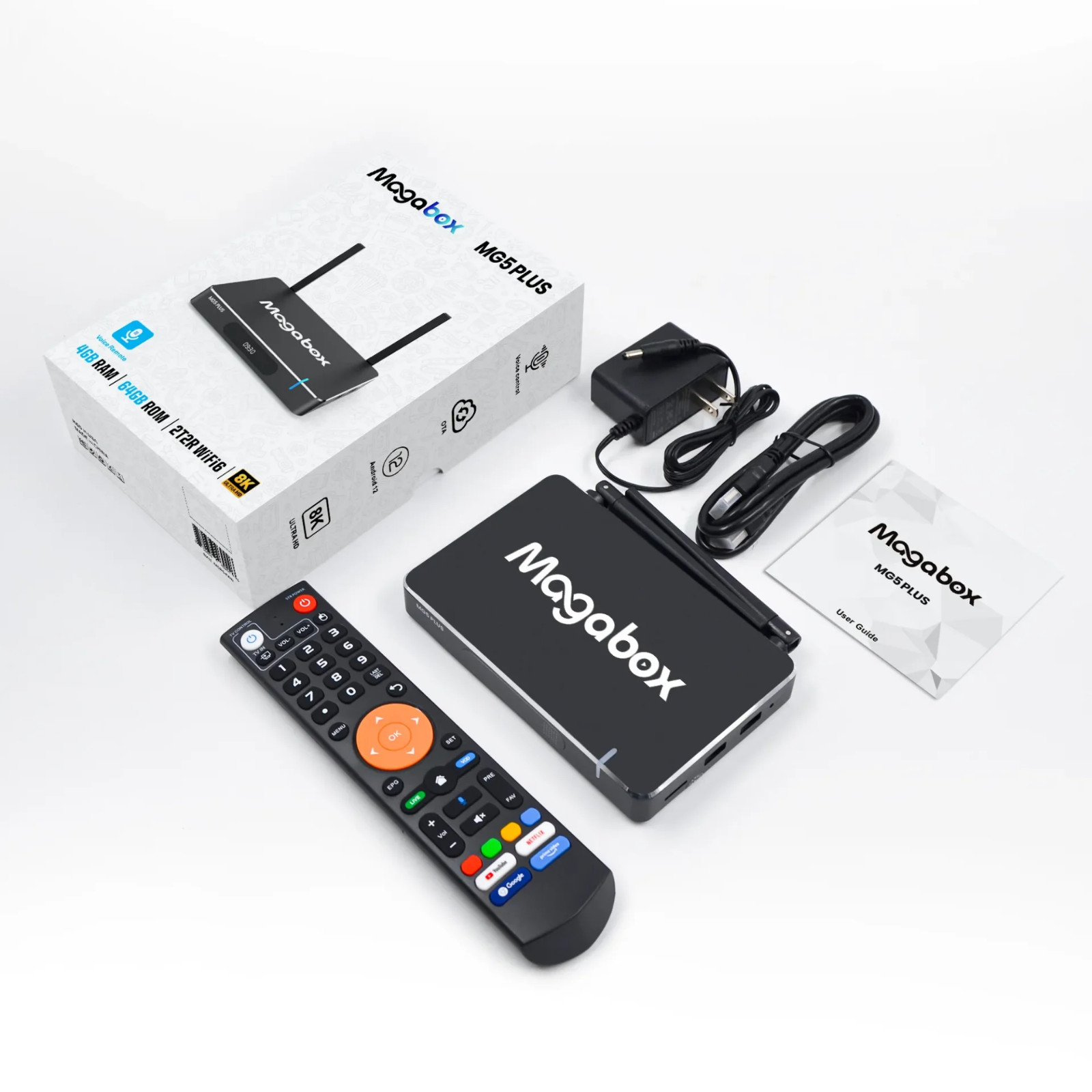 Magabox MG5 PLUS 8k UHD Android Media Player TV Box
