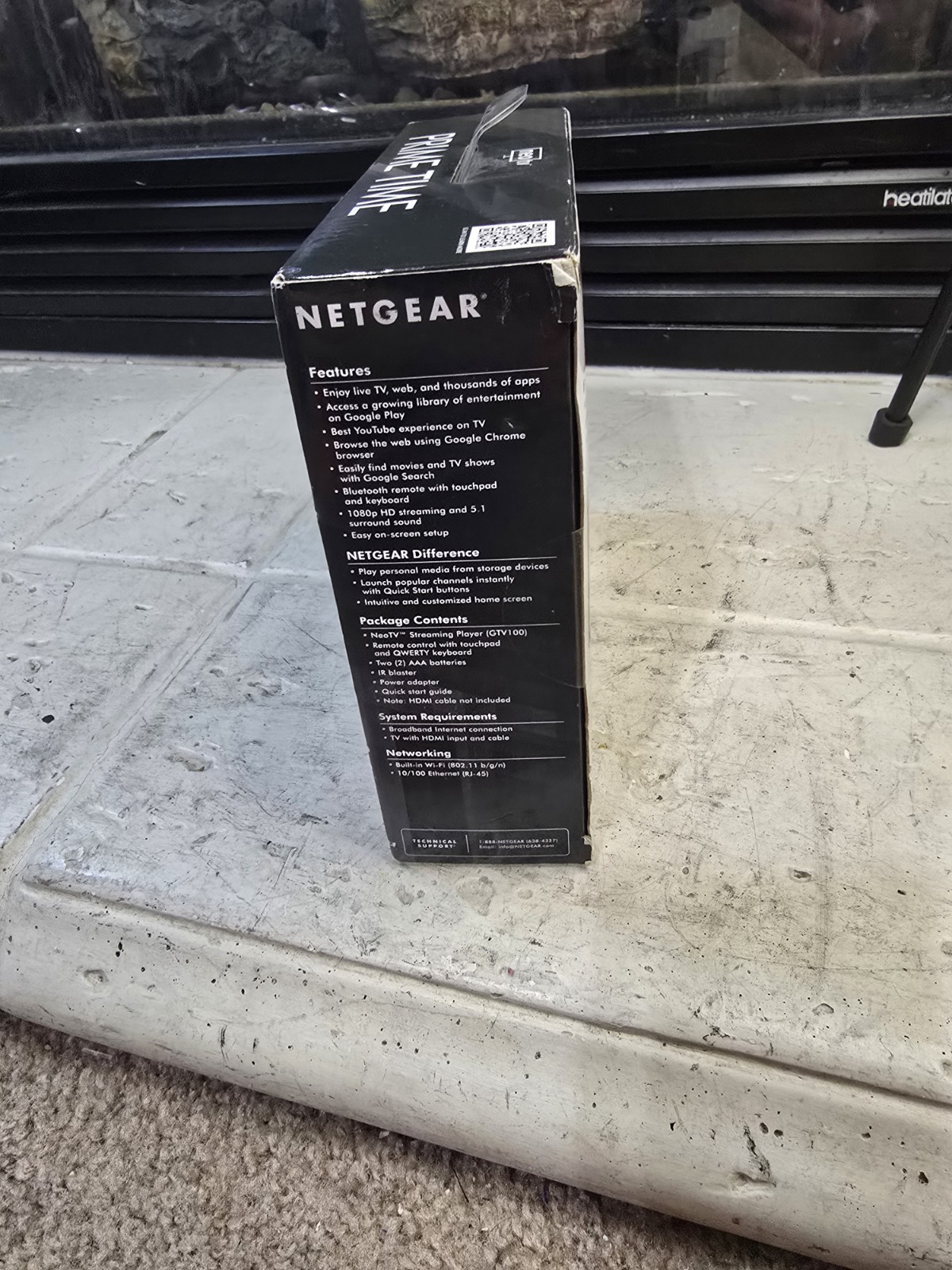BRAND NEW NeoTV Prime Google TV NETGEAR NEW w/Box Model GTV100