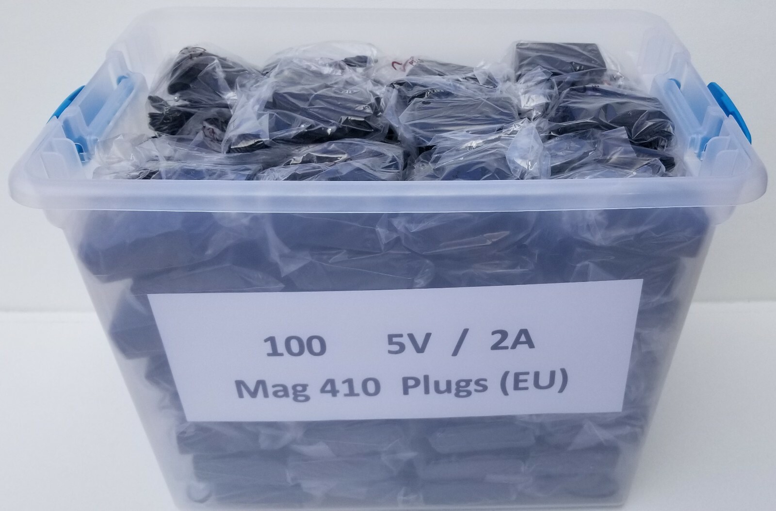 100 X EU Wall Plug w/USA adapter 3.5mm x 1.35mm 5V/2A for Mag520,Mag540,Mag544w3