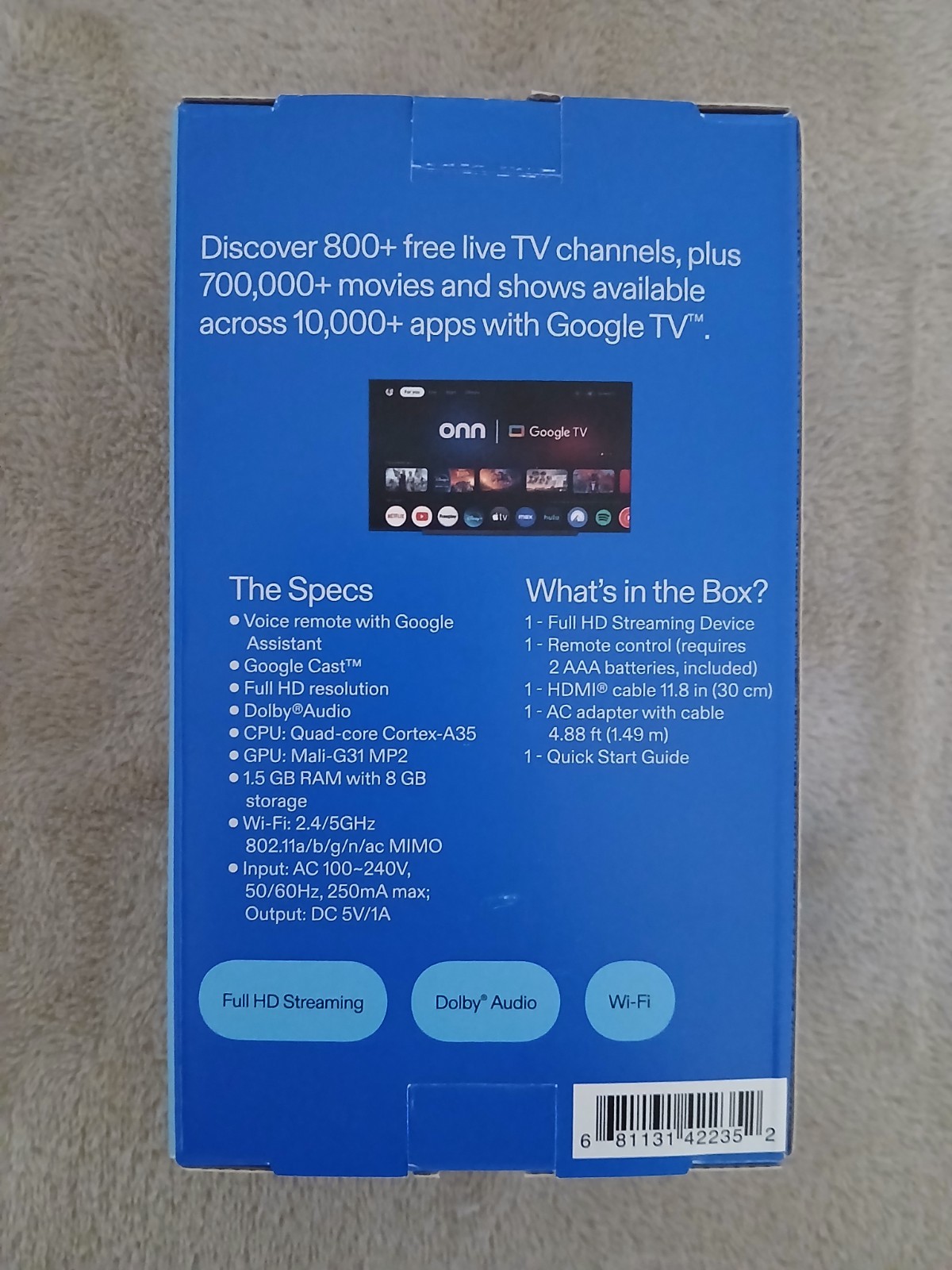 Onn HD Stick Fully programmed and much more
