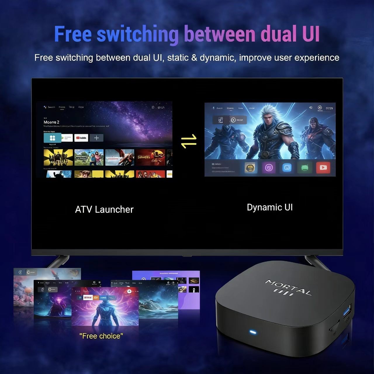 8K 4K Smart TV Box Android Quad Core 8GB RAM 128GB WiFi Media Player