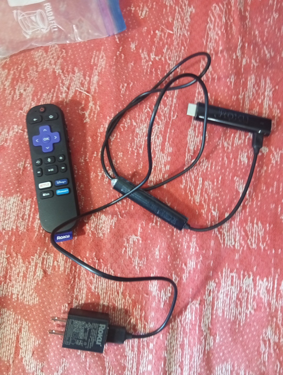 Roku Streaming Stick 4K with Voice Remote and Wireless Receiver Free Shipp TD4D