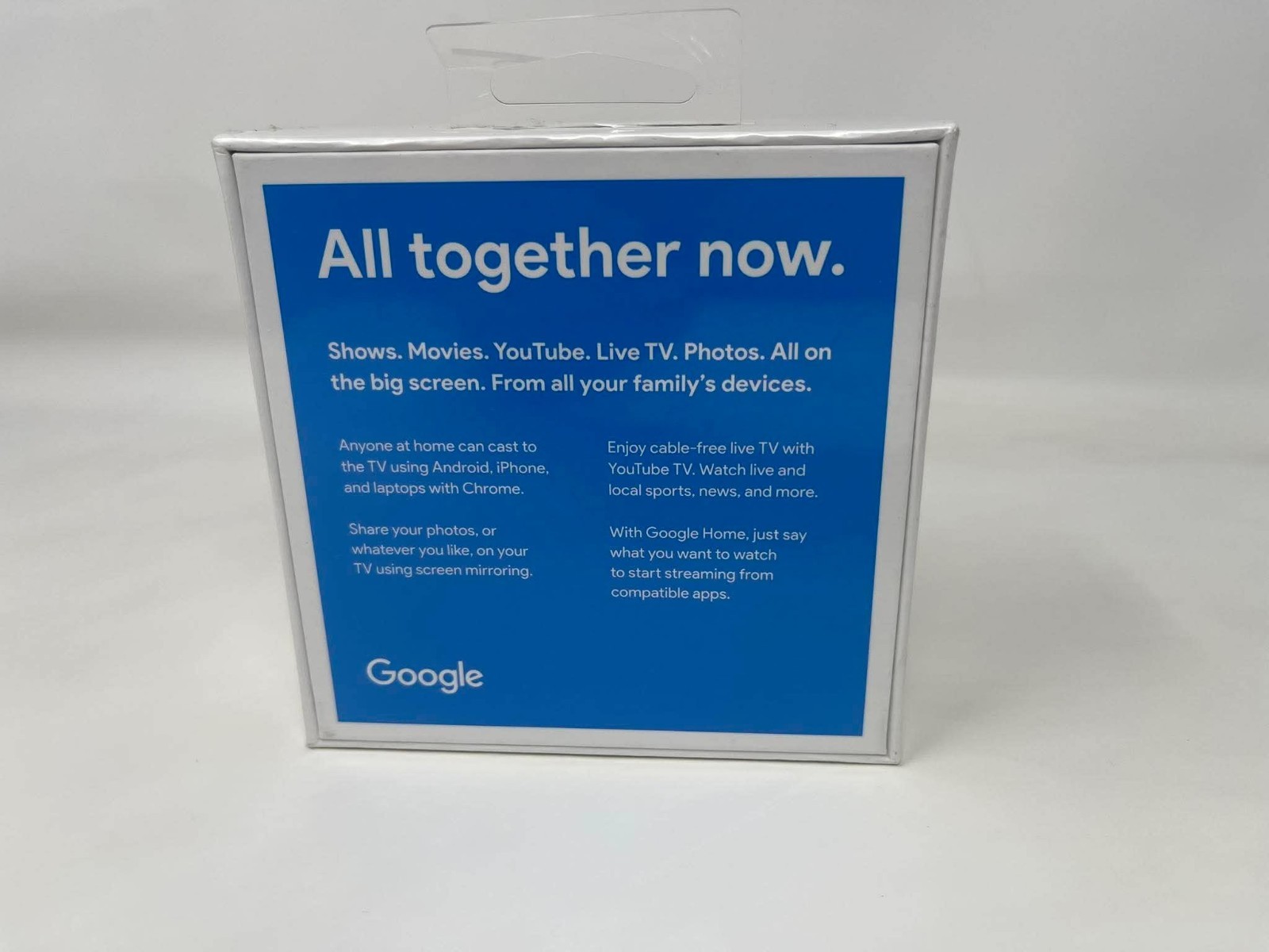 Google Chromecast 3rd Generation GA00439-US Streaming Media Player NEW Sealed