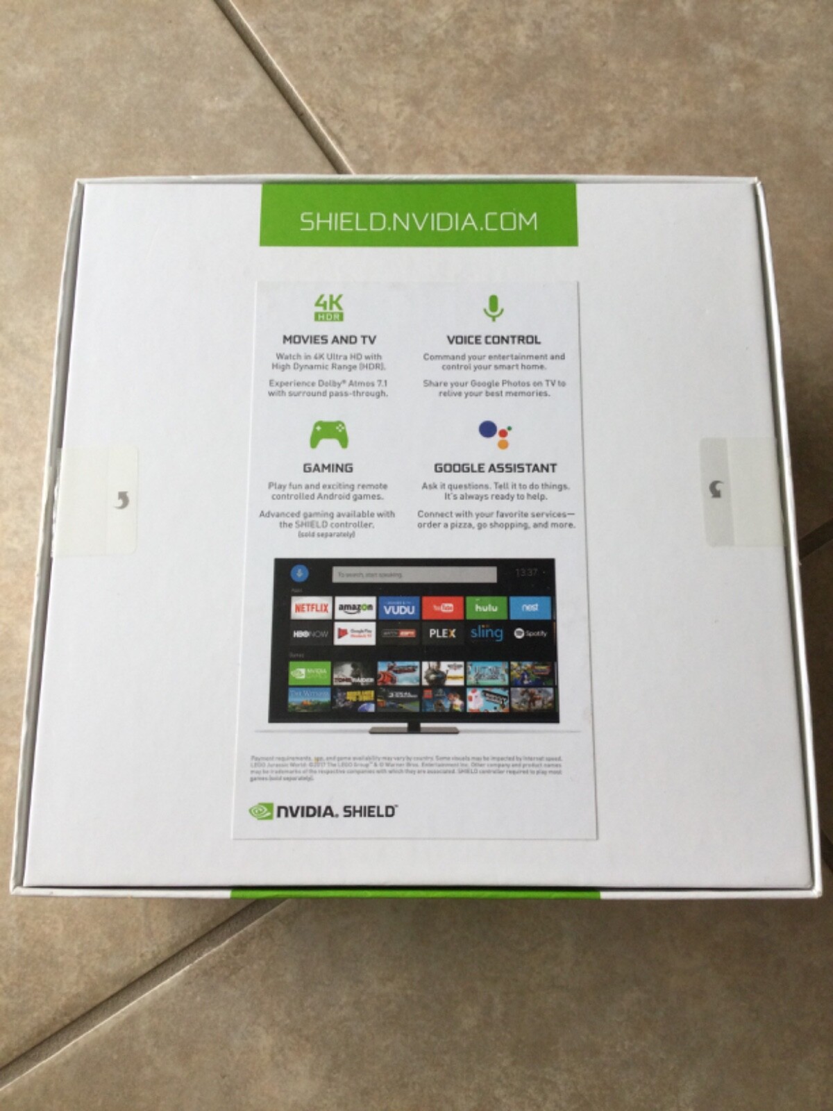 NVIDIA P2897 SHIELD TV STREAMING MEDIA PLAYER