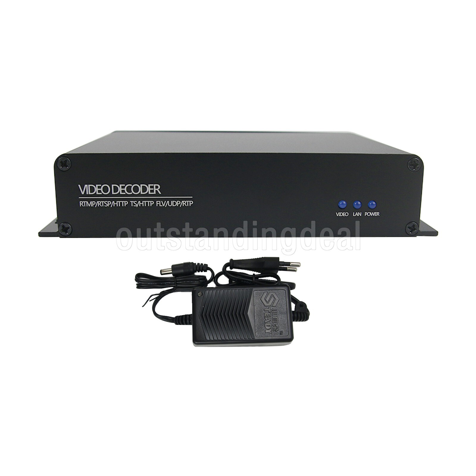 4K Video Decoder H.265 H.264 HDMI VGA CVBS Ultra Low Latency AV 4K Decoder os67