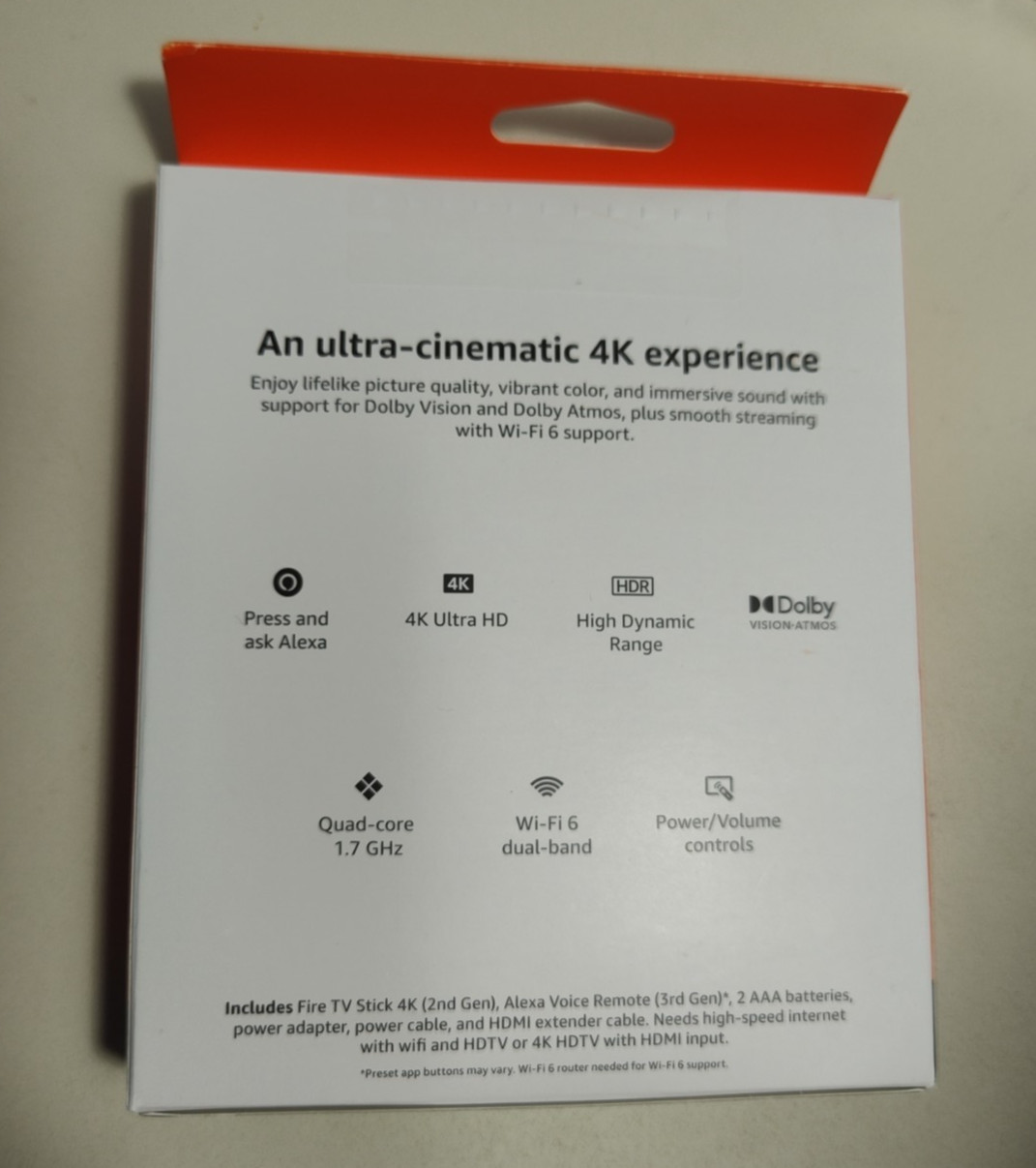 NEW Amazon Fire TV Stick 4K Ultra HD 2nd Gen Wi-Fi 6 Alexa Voice Remote 3rd Gen