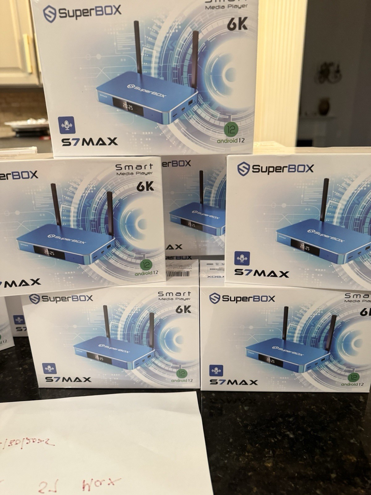 SuperBOX S7 MAX – 2026 Production – 6K UHD- Android TV Media – Authorized Seller