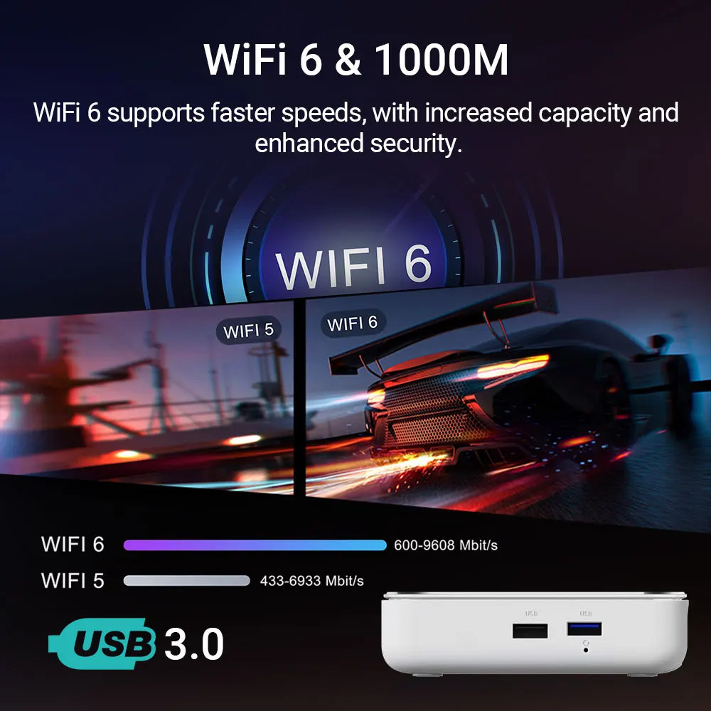 HOMATICS Box R 4K Plus TV Box AndroidTV 14 Netflix Certified Google Amlogic S9
