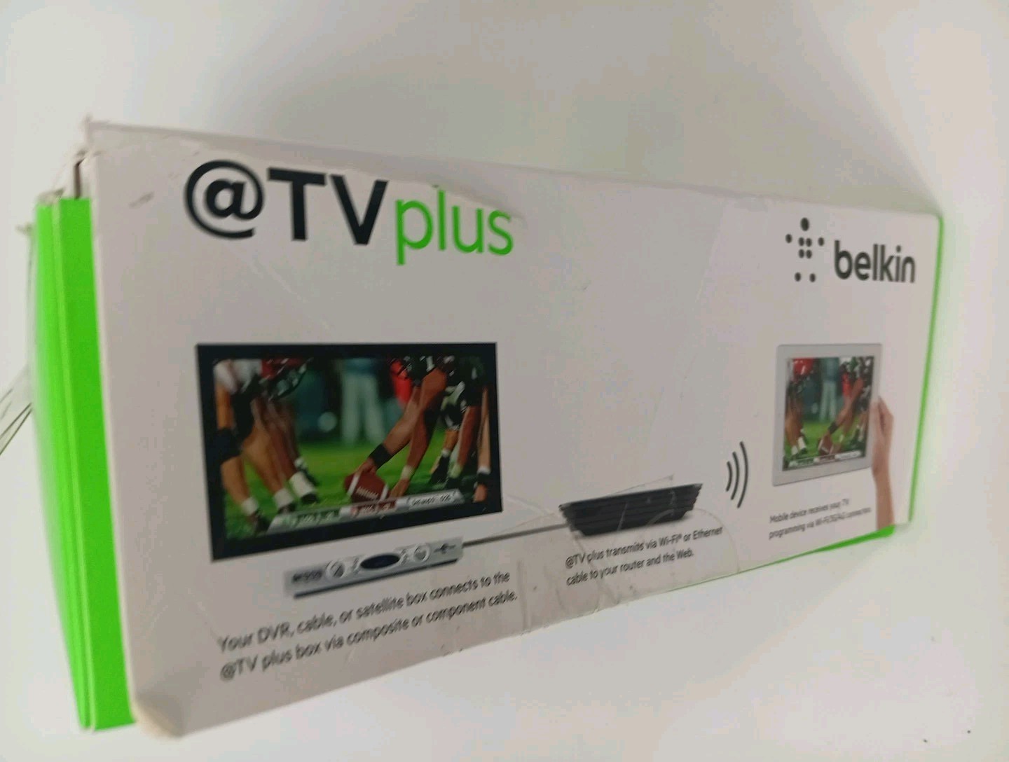 Belkin @TV Plus Set-Top Box Mobile Television Anywhere G1V1000 – NEW OPEN BOX