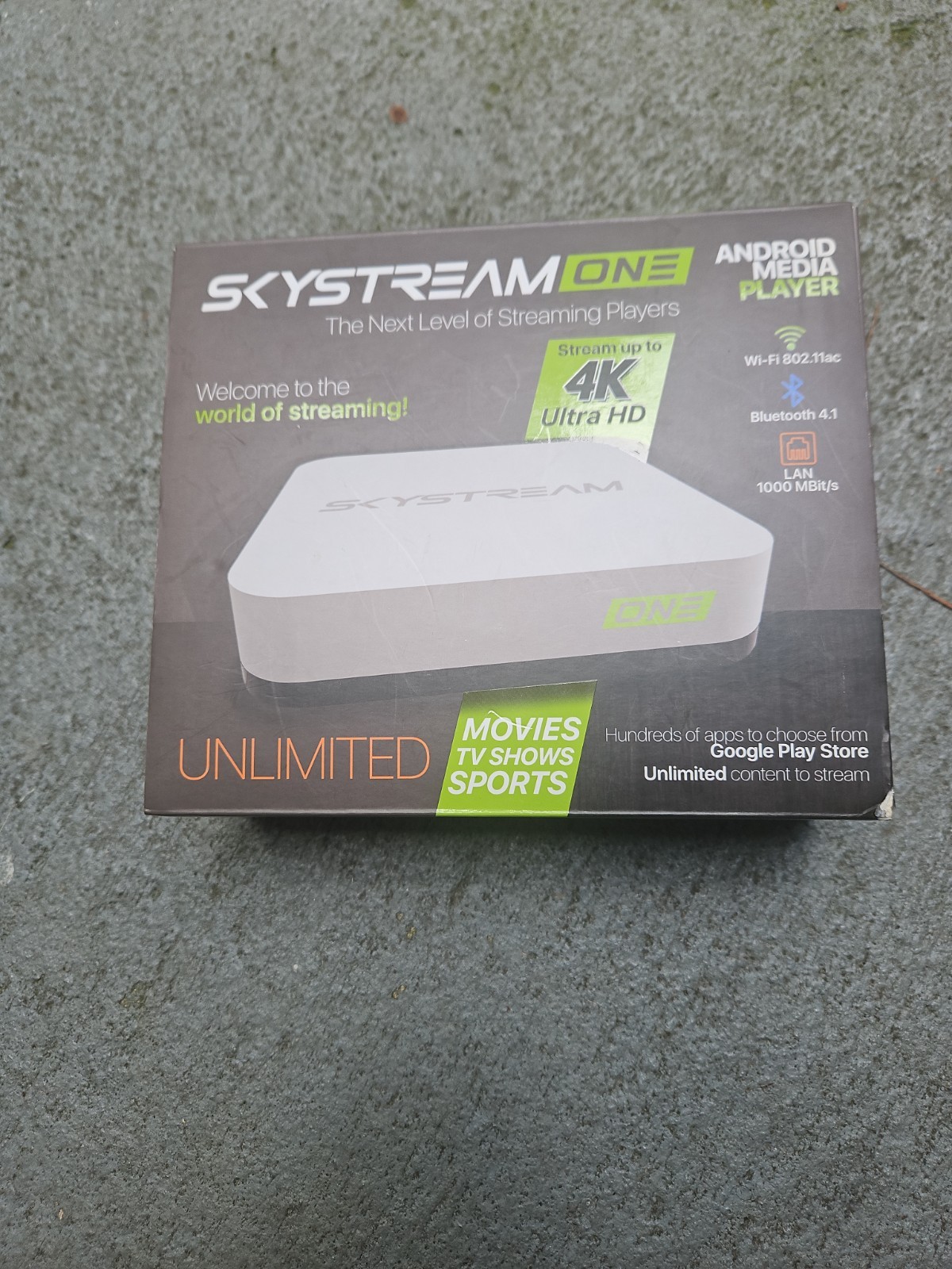 SkyStream One Android Media Streamer SS-ONE Media Box NEW