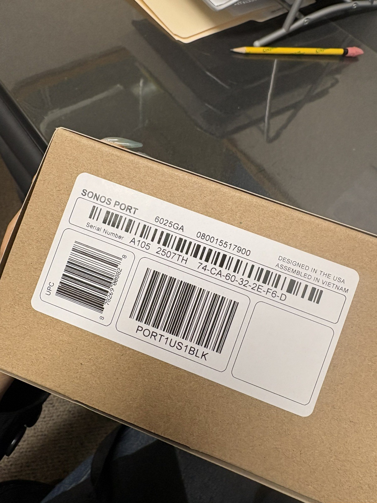 BRAND NEW – Sonos – Port Streaming Media Player – Matte Black original packaging