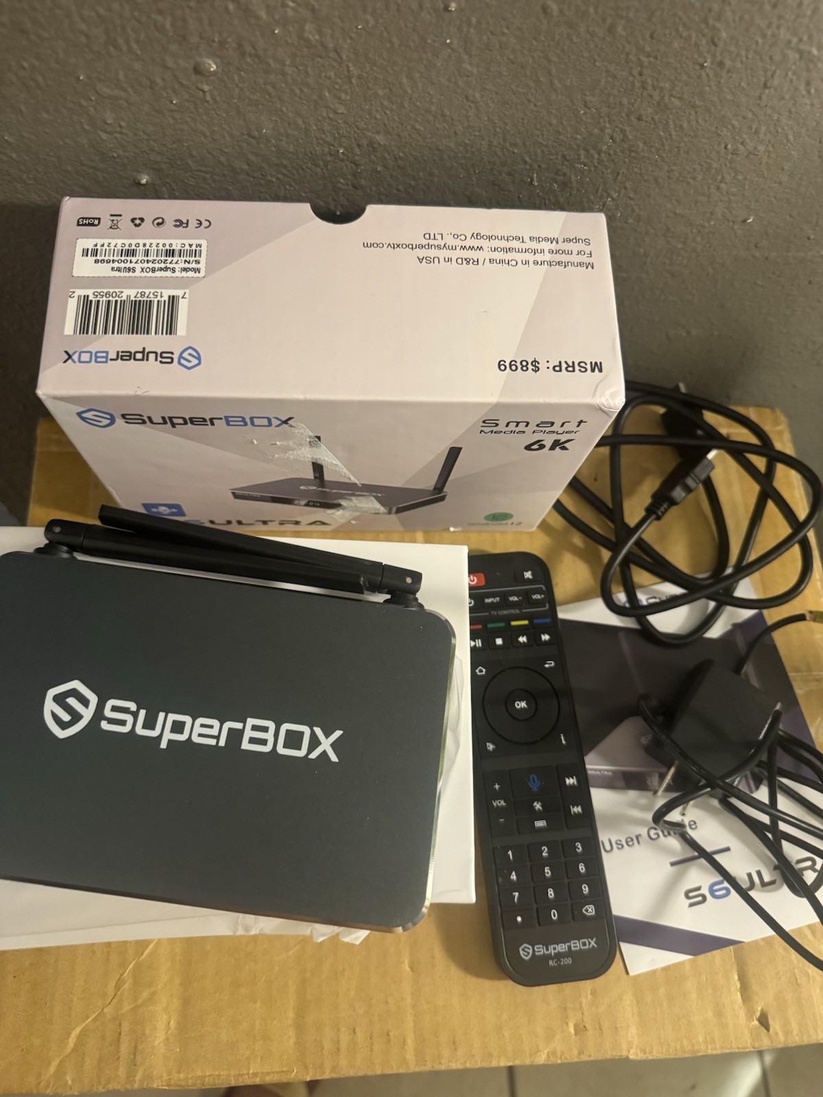 SuperBox S6 Pro TV Box Media Player With UPDATED Voice Command & NEW Timeshift