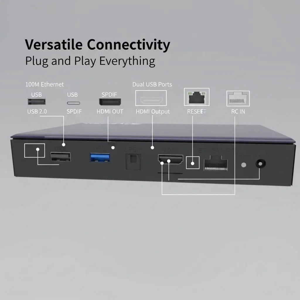 2026 vSeeBox V6 puls- Streaming Smart Media Device – Free Same Day Shipping