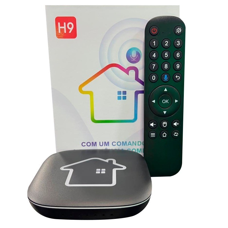 Brand New HTV 9 H9 Brazil TV Box 4K Ultra HD 16GB/2GB Android 14 Voice Control