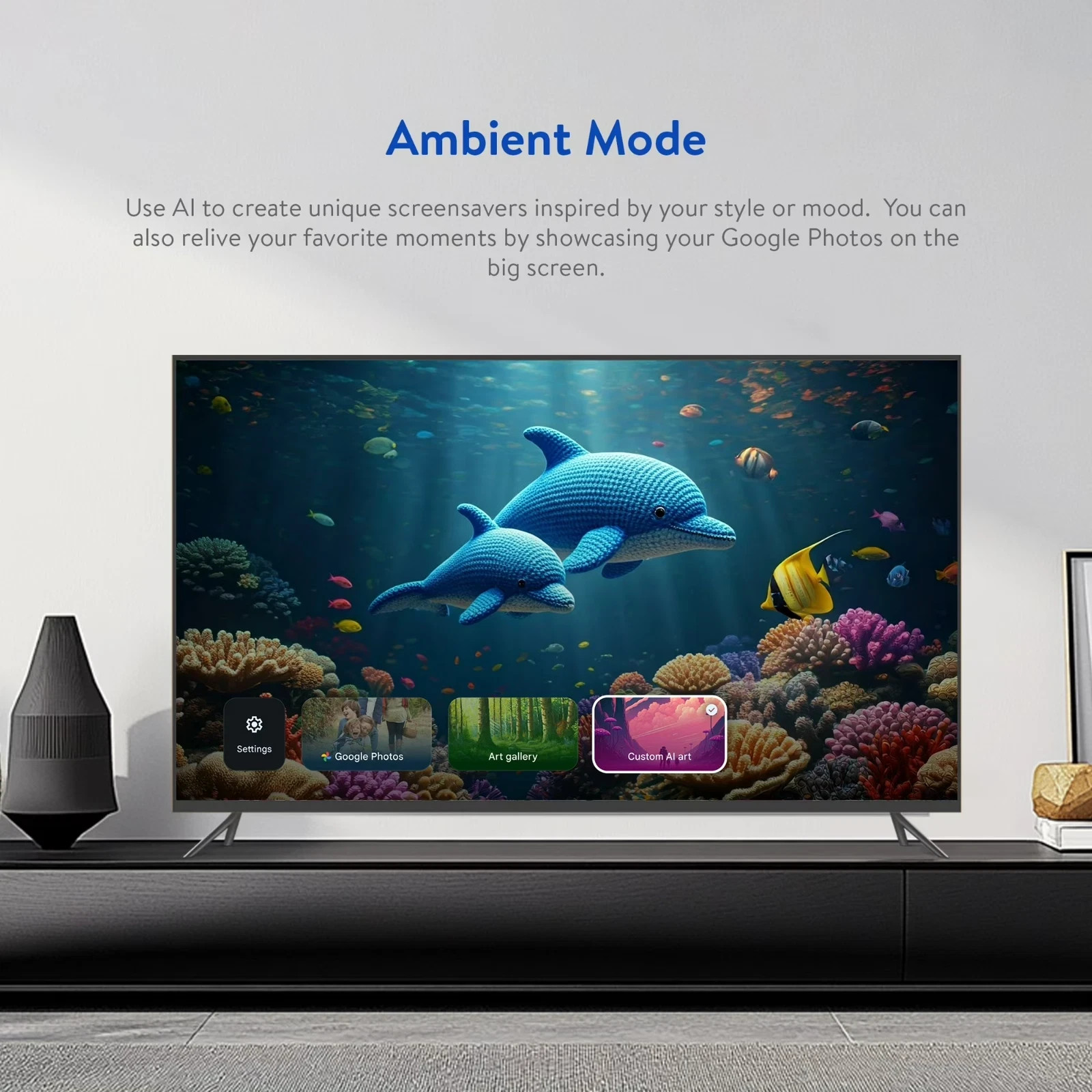 onn custom 4K Streaming Device, Google TV – Ultra HD, 8GB Storage, 2GB