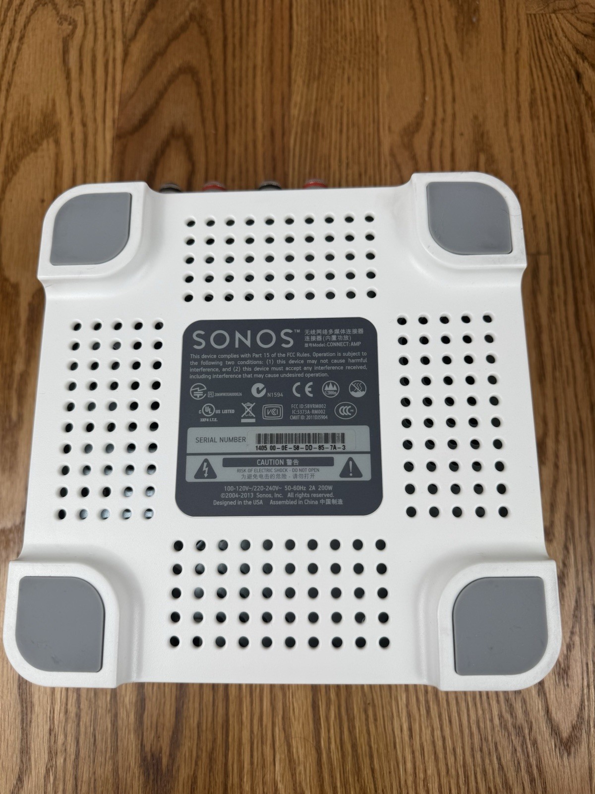 Sonos Connect Amp – S1 Gen 1 w/ Power Cord – Works –