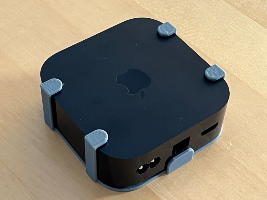 Wall Mount Bracket Holder for AppleTV A2737 3rd Gen Media Streamer