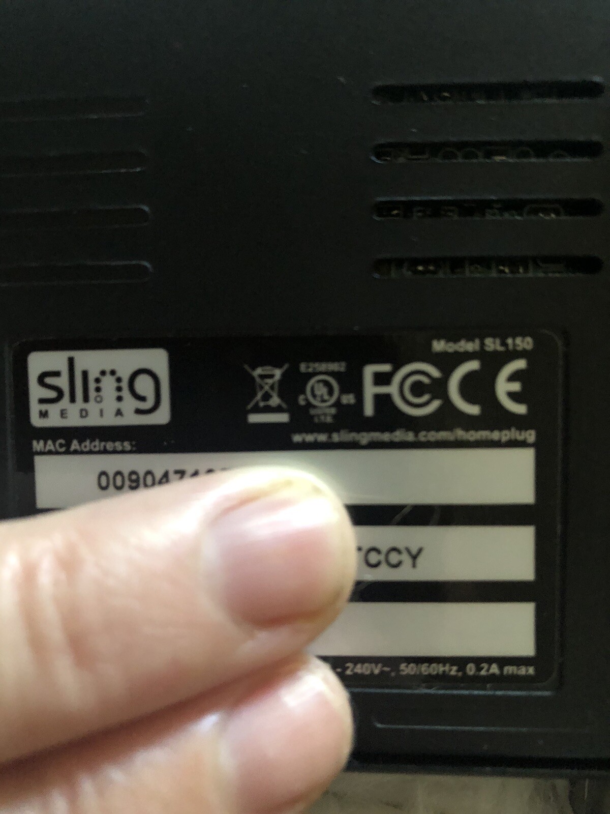 Sling Media Slingbox Media Streamer Model SL 150