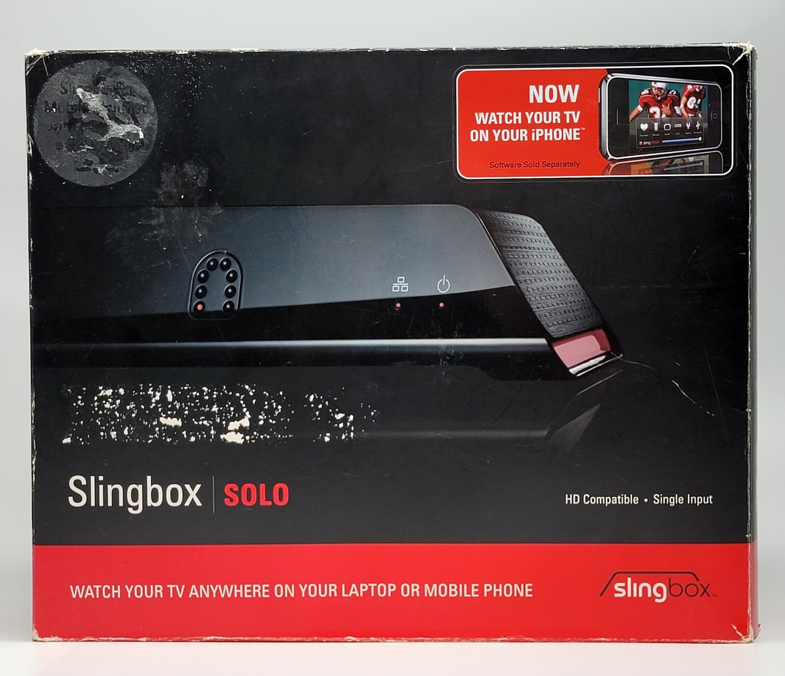Sling Media SLINGBOX Solo Digital Cable HD DVR Satelite Receiver SB260-100S DISH