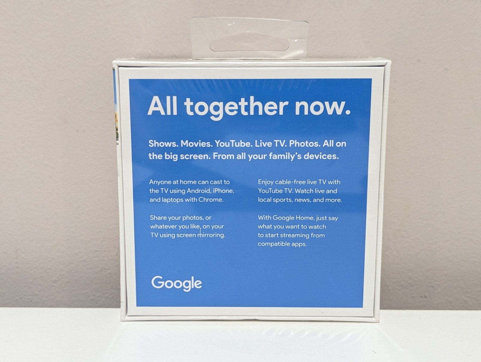 Google Chromecast 3rd Generation GA00439-US Streaming Media Player NEW Sealed