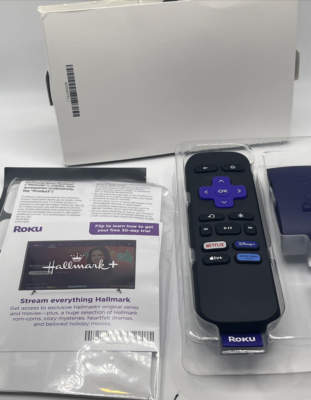 Roku LE Media Player – Black/Purple. OPEN BOX FREE SHIPPING
