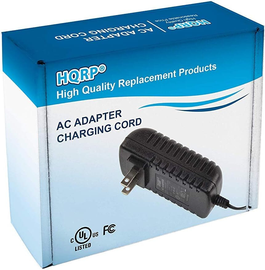 HQRP 18V AC Power Adapter for Logitech Squeezebox Wi-Fi Internet Radio X-R0001