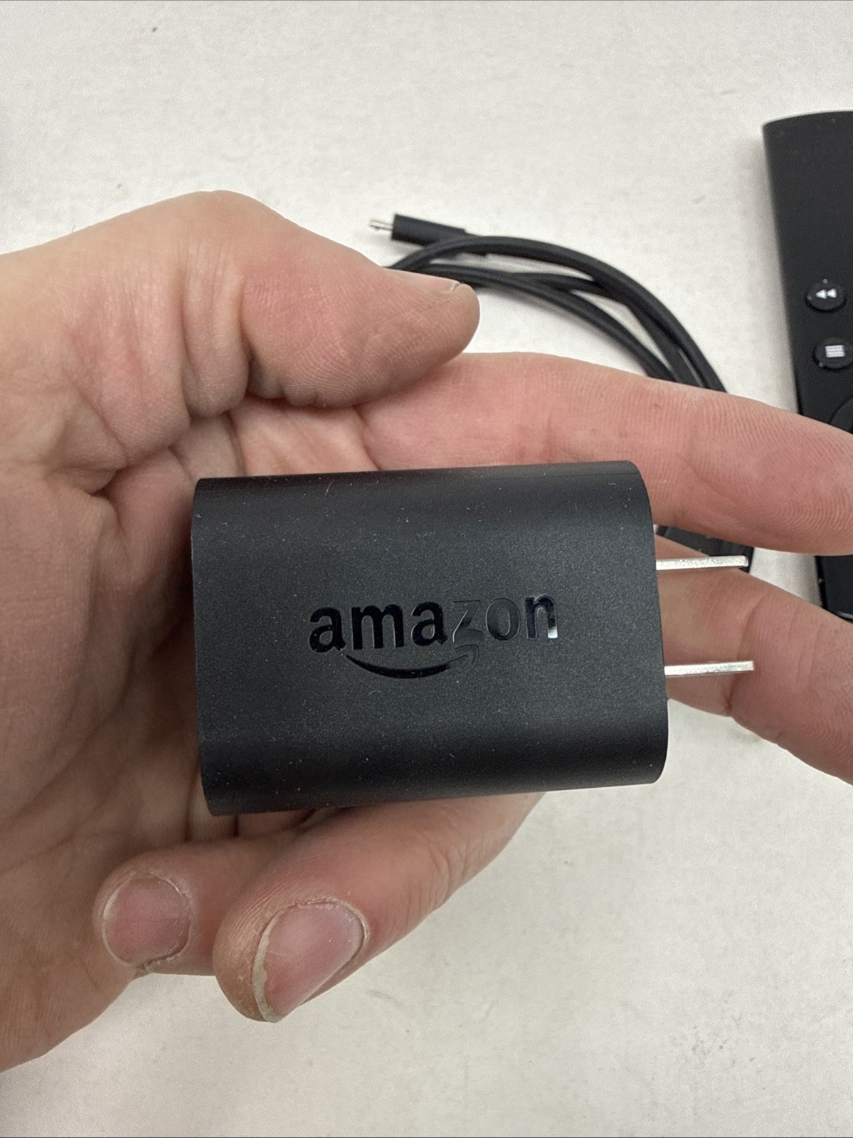 TESTED Amazon Fire TV 4K Ultra HD Media Streamer Model LDC9WZ Device & Remote.