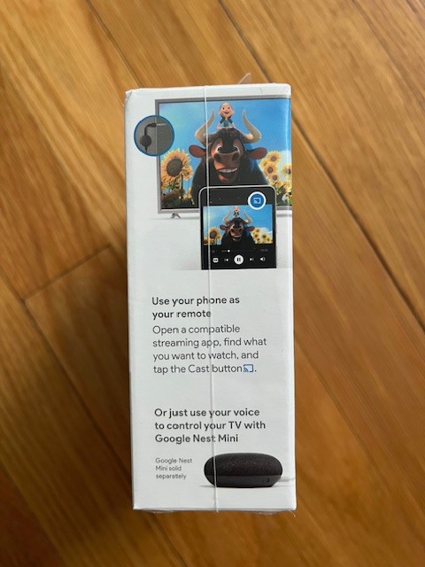 NIB/Sealed Google Chromecast (3rd Generation) Media Streamer GA00439-US