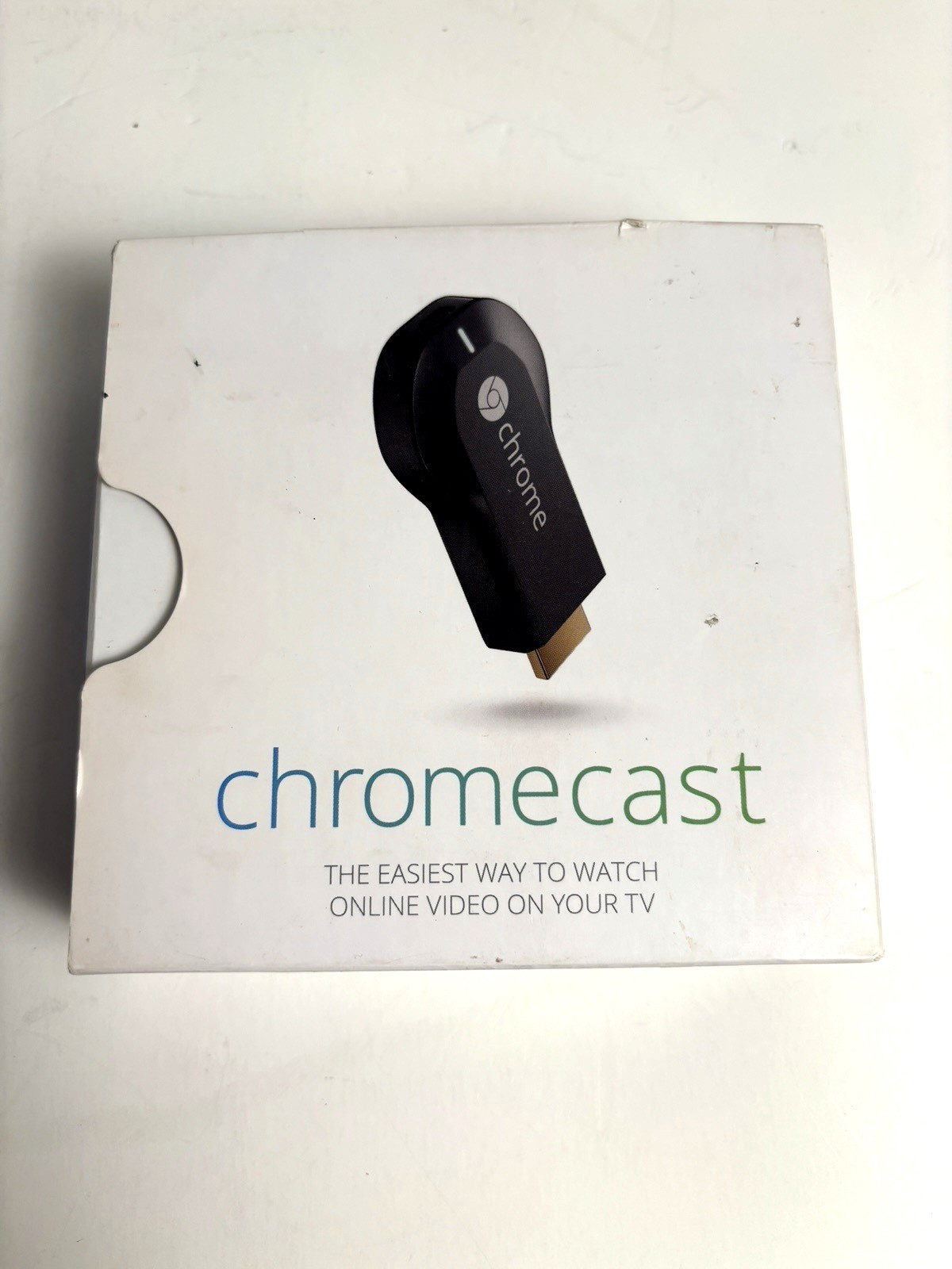 GOOGLE CHROME CHROMECAST 1ST GENERATION 2013 HDMI MEDIA STREAMER WiFi TV