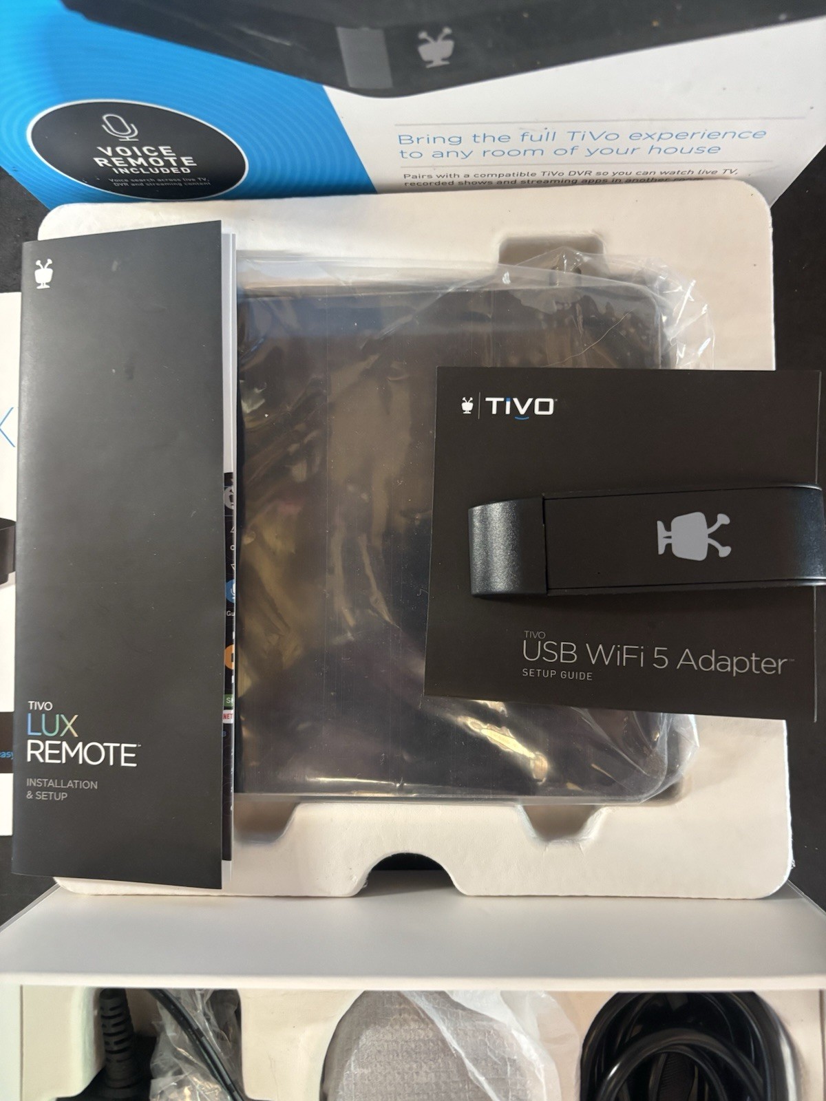 TiVo Mini Box 4K UHD Streaming Media Player W/ TiVo WiFi 5 USB Adapter