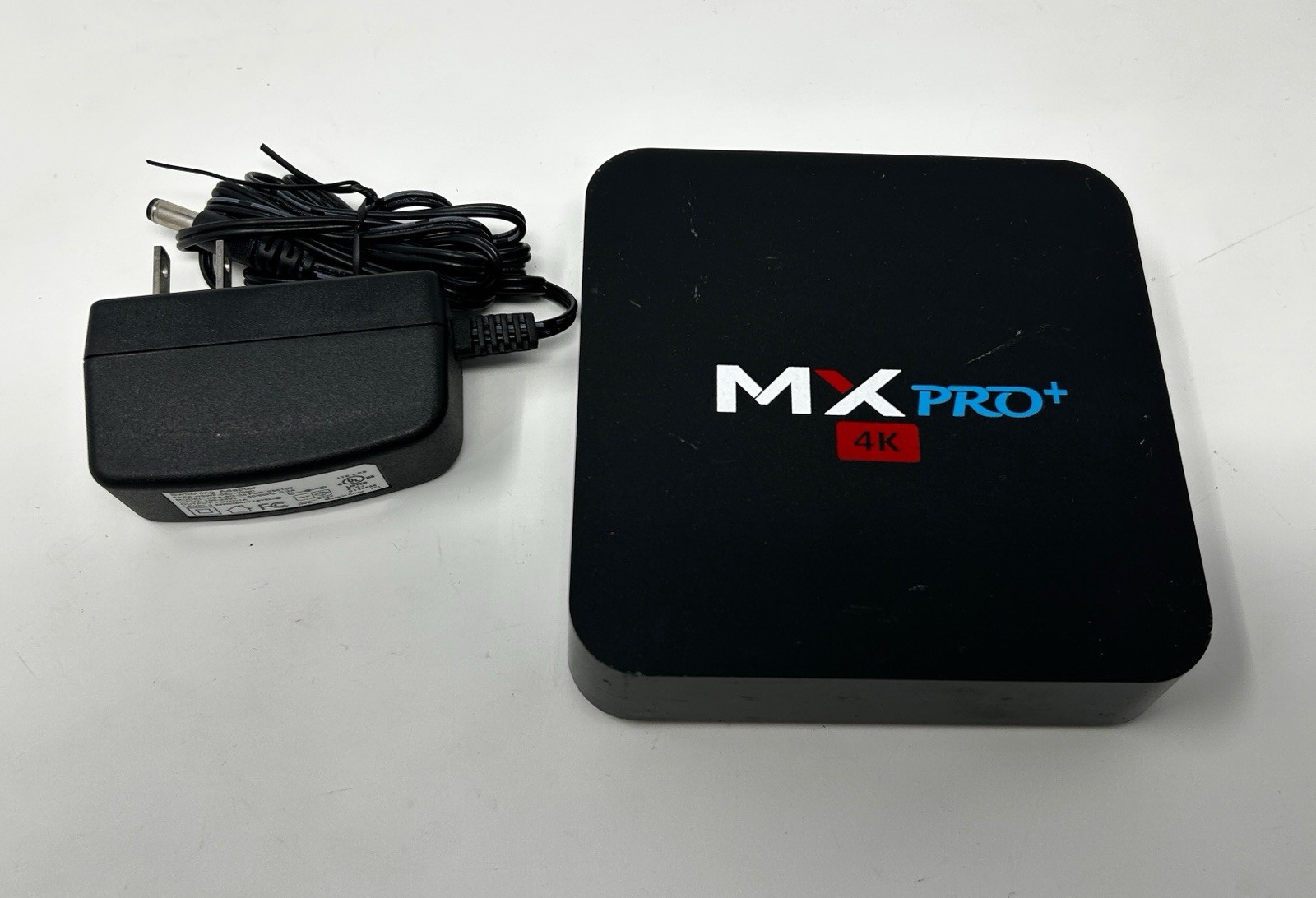 MXQ Pro+ 4K Android TV Box WiFi HDMI Media Streamer w/ Power Adapter Tested