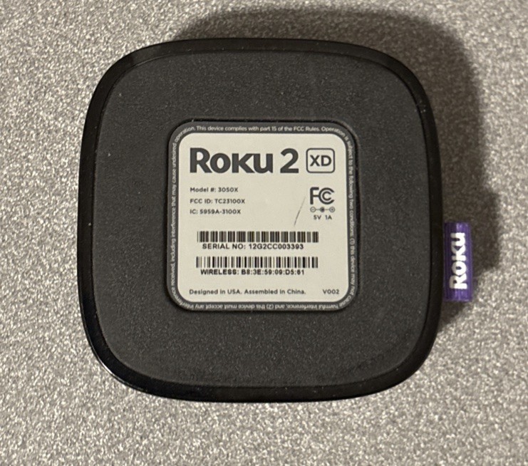Roku 2 XD (2nd Generation) Media Streamer 3050X – Black