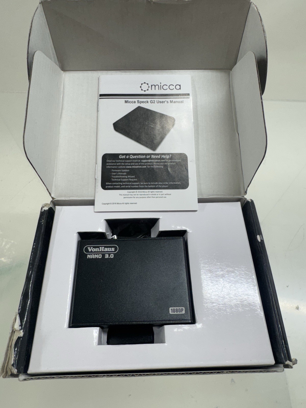 Micca Speck G2 1080 Full-HD Ultra Portable Digital Media Player