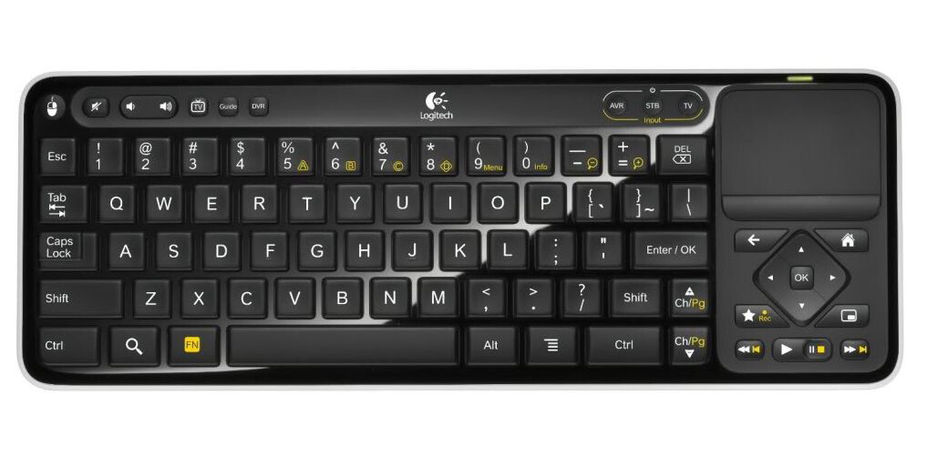 Logitech K700 Wireless Keyboard Controller – Black (NO RECEIVER) (NO COVER) (…