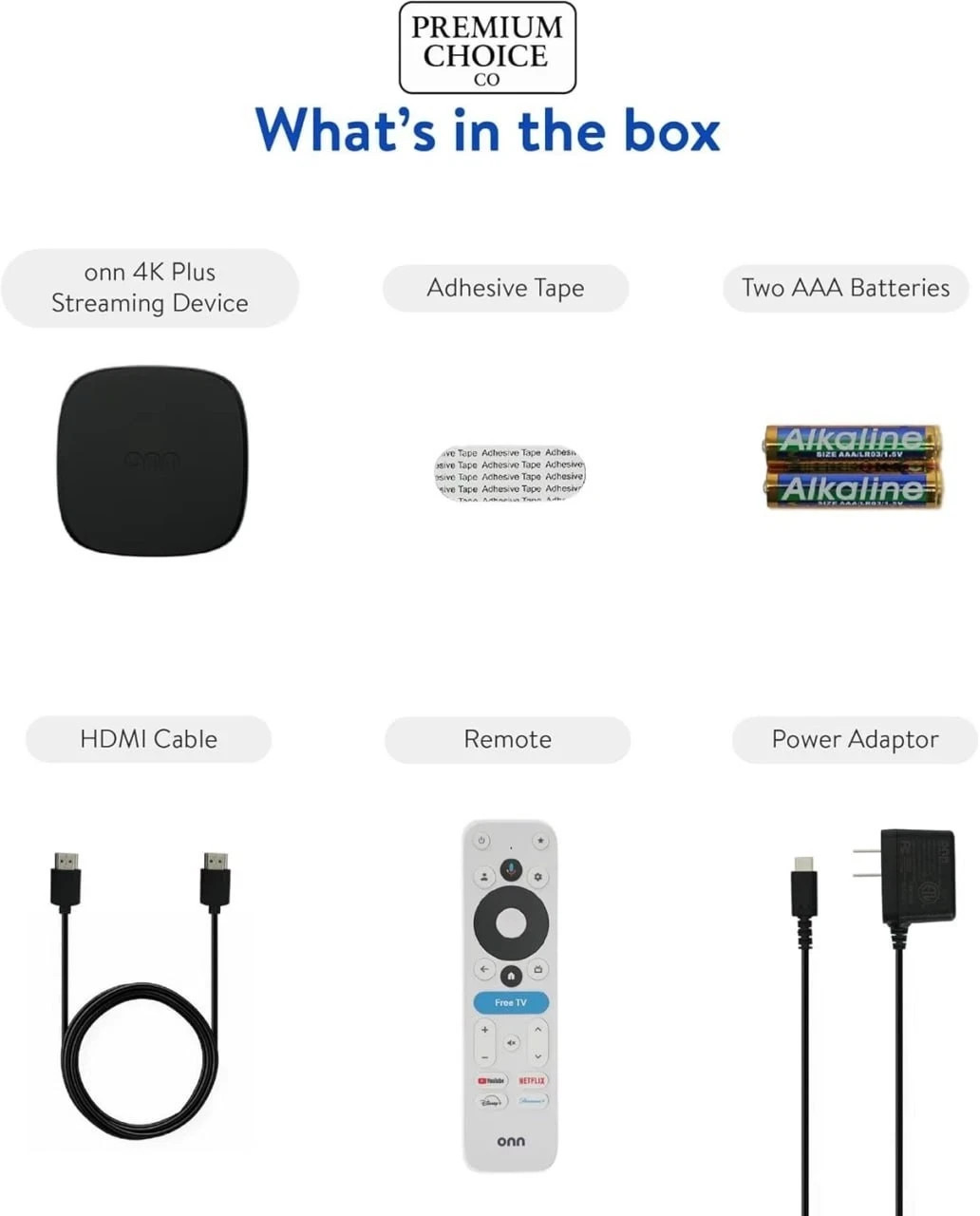 onn 4K Plus Google TV Streaming Device