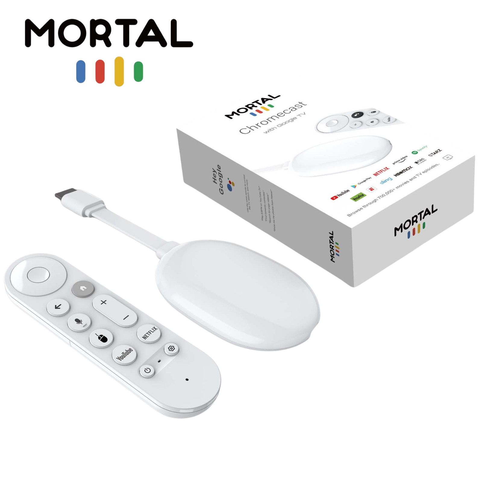 2026 Android 14 Streaming TV Stick Voice Control 2GB/16GB Mortal Q2 Dual WiFi