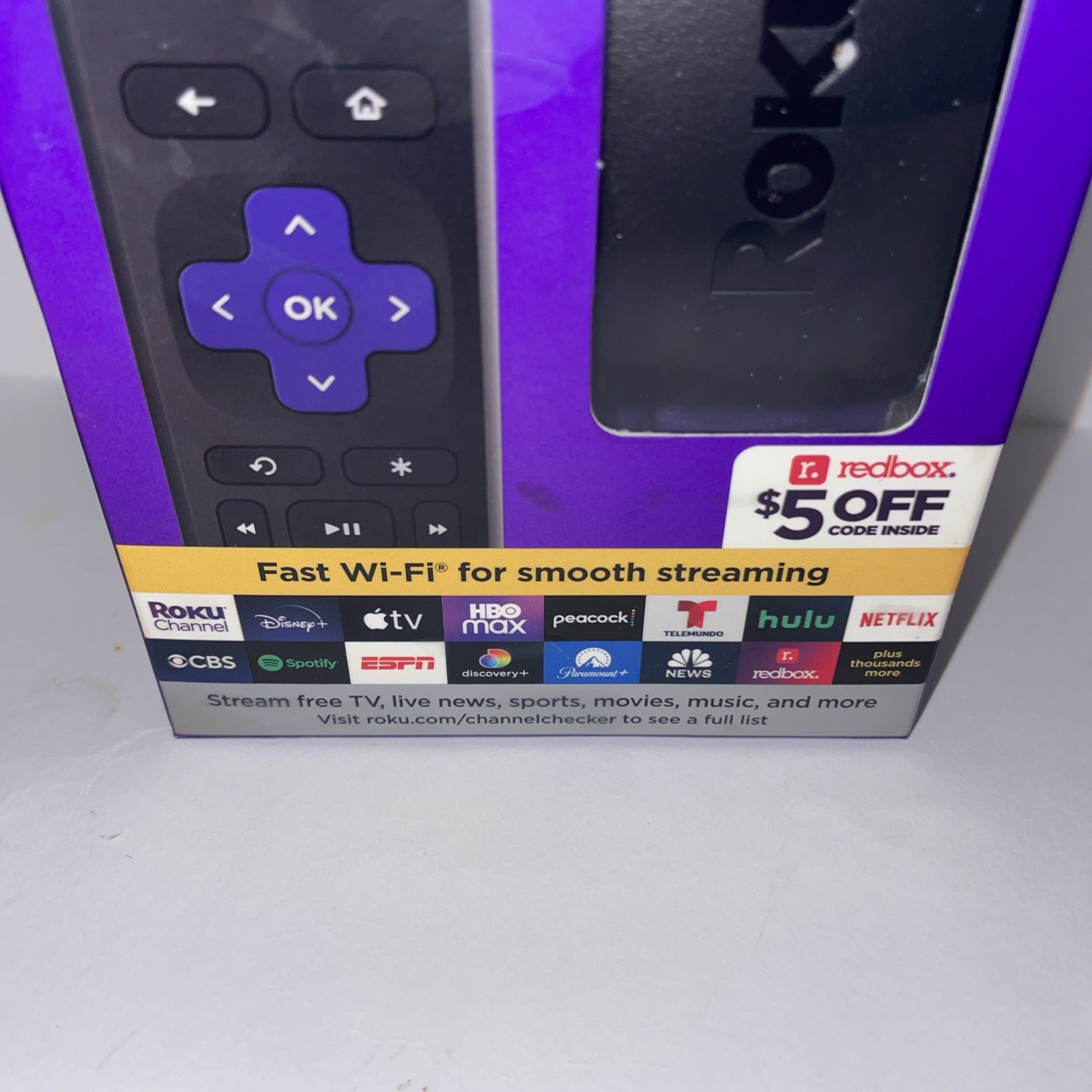 Roku Express HD Streaming Media Player HDMI Cable Remote 3930R SEALED New