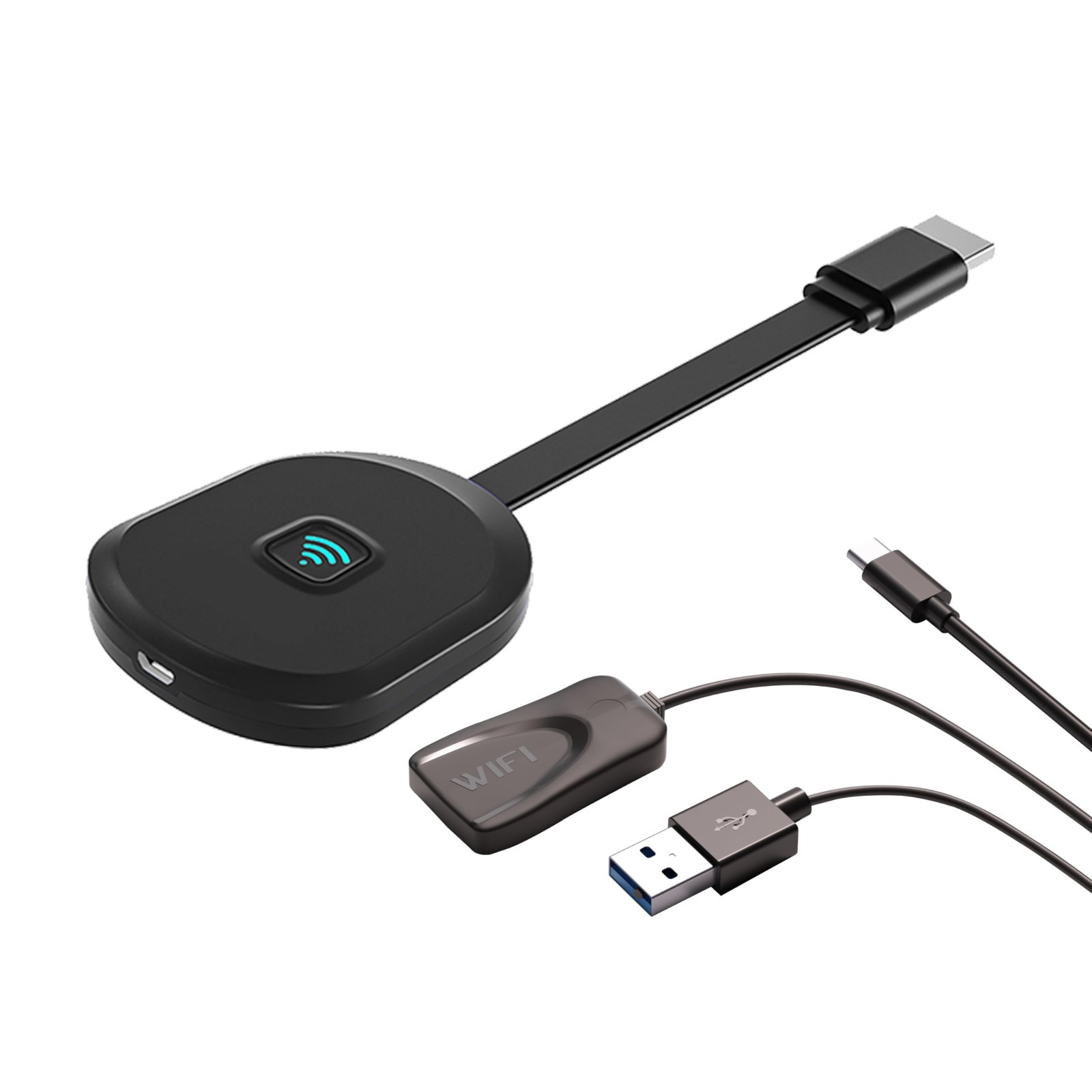 4K Wireless Display Adapter Dongle, Screen Mirroring for i-Phone i-Pad Android L