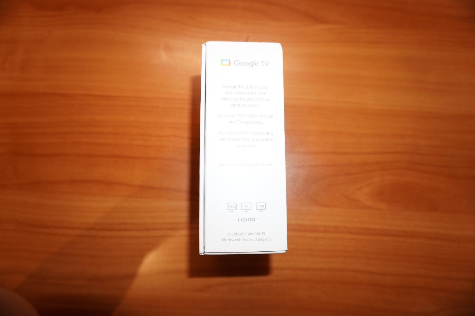 Google Chromecast with Google TV 4K UHD Media Streamer – Snow