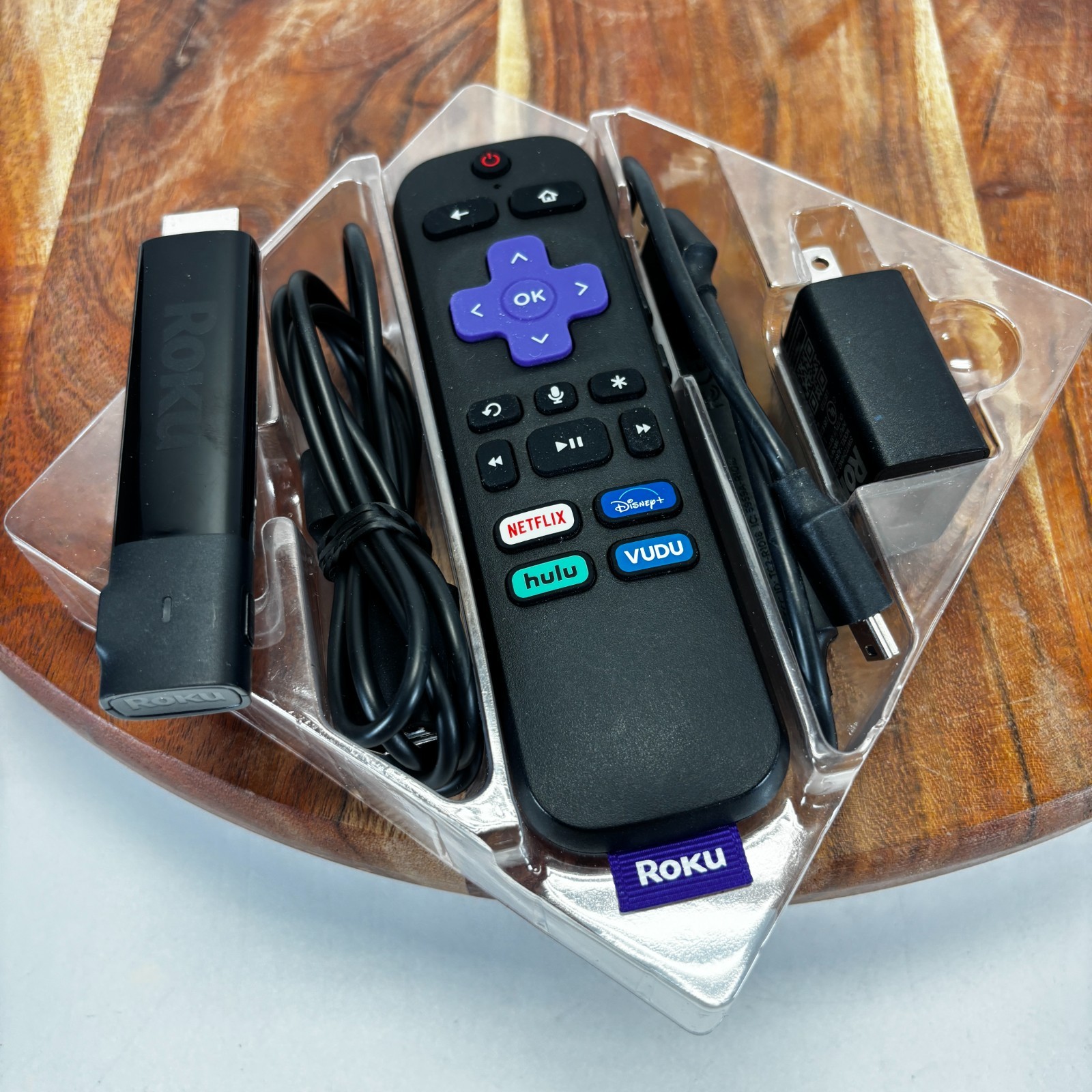 Roku Streaming Stick+ w Voice Remote 4K HDR 3810RW UHD (8th Generation) Player