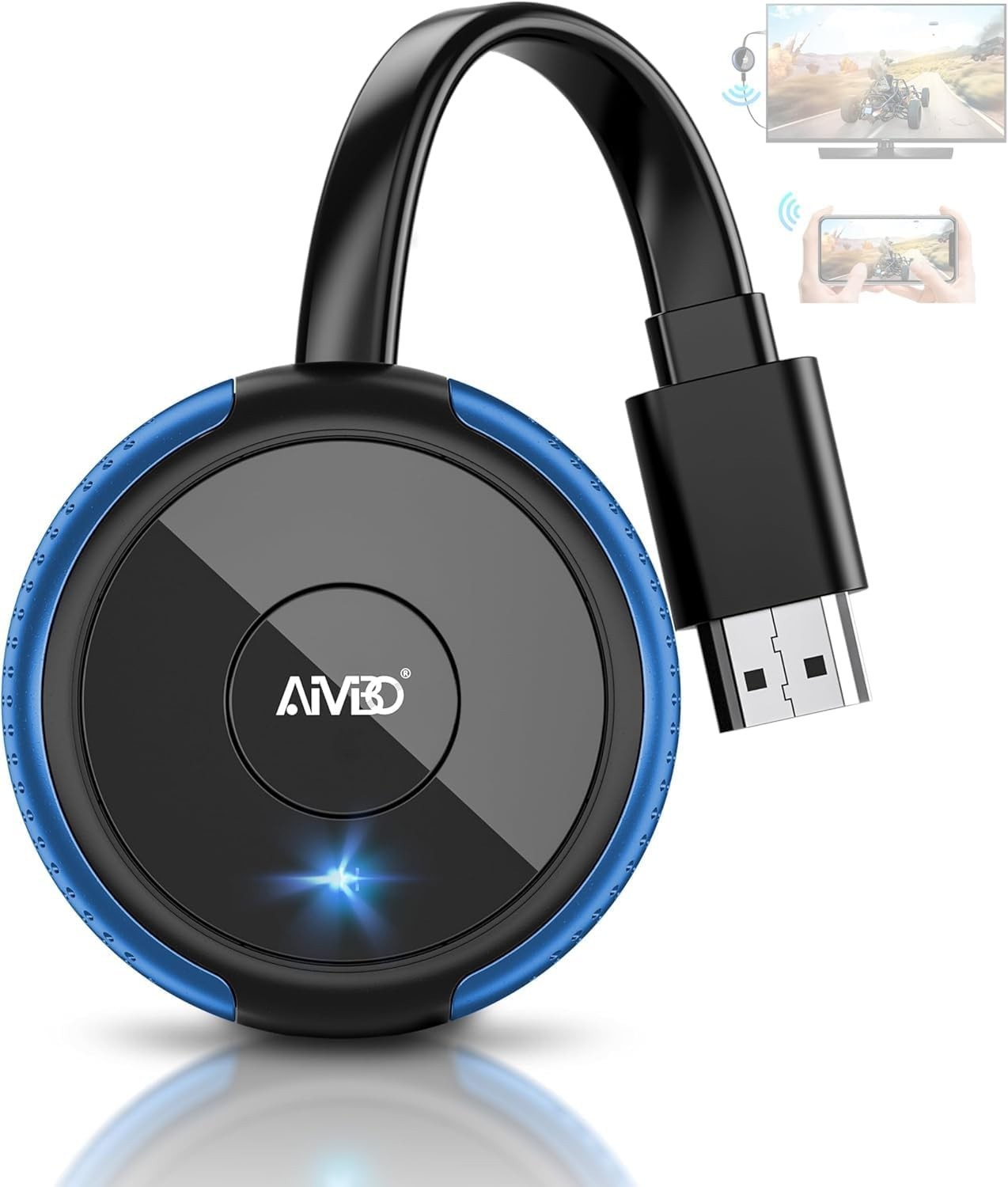 Aimibo 4K Ultra HD Wireless HDMI Display Adapter Dual-Band Wi-Fi Plug & Play