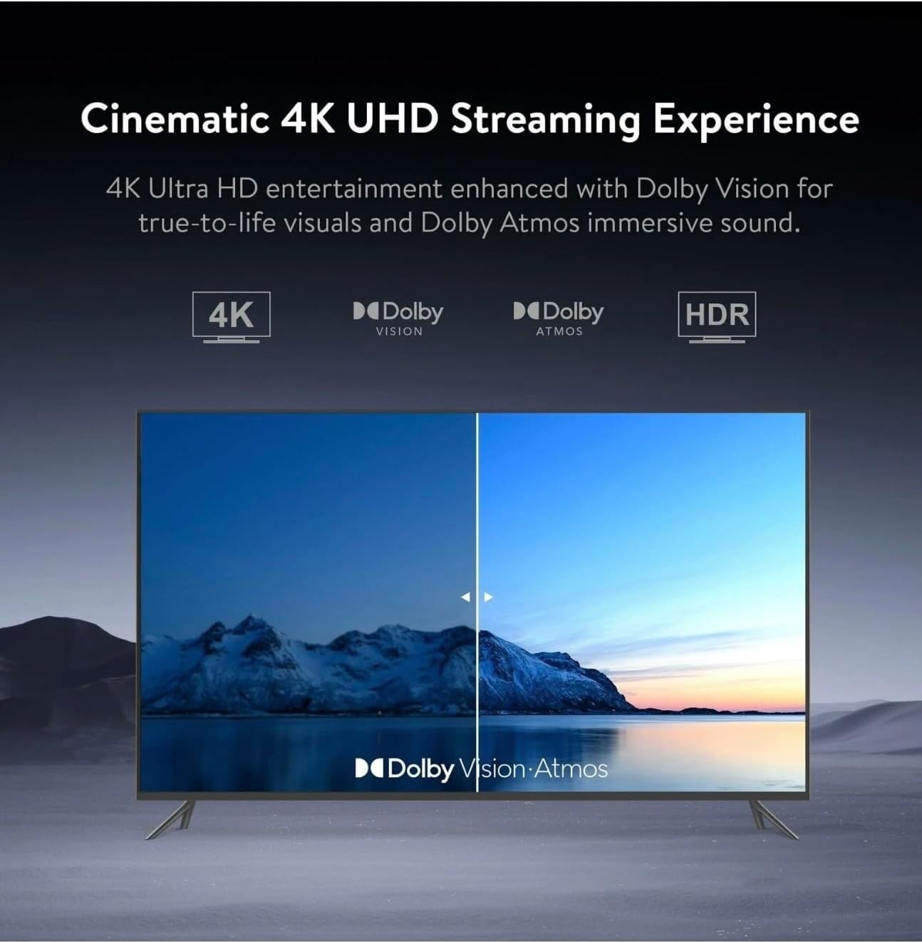 Onn 4K Pro Streaming Device Google TV 32GB WiFi Dolby Vision Atmos Ethernet