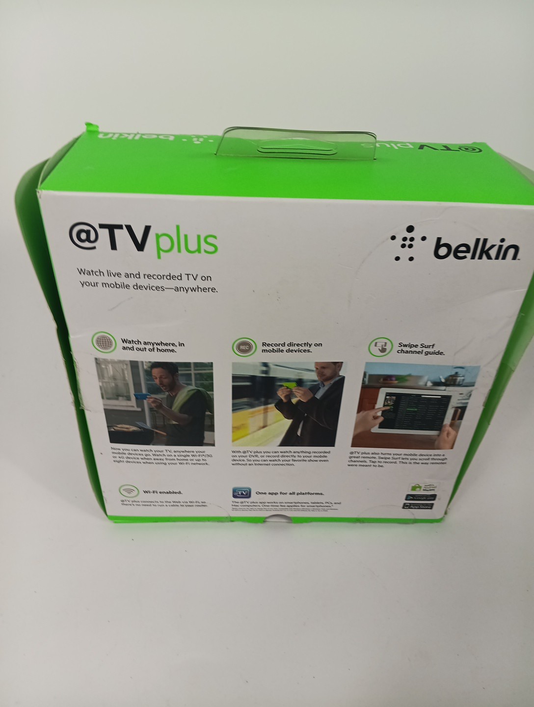Belkin @TV Plus Set-Top Box Mobile Television Anywhere G1V1000 – NEW OPEN BOX