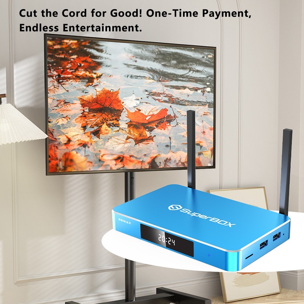 Superbox S6 Max Streaming Media Player 6K HD Authorized Reseller Free Ship