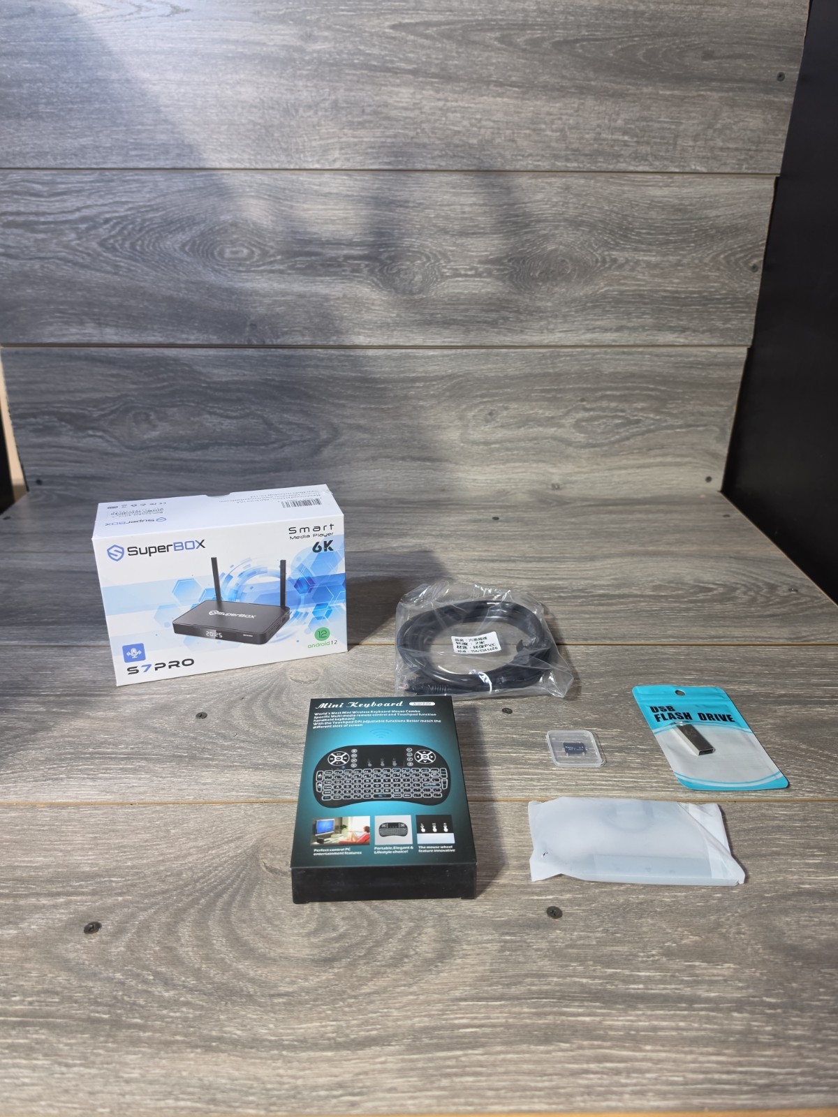 Superbox S7 Ultra 6k Smart Media Player Android 12, WiFi 6, New Sealed W Remote