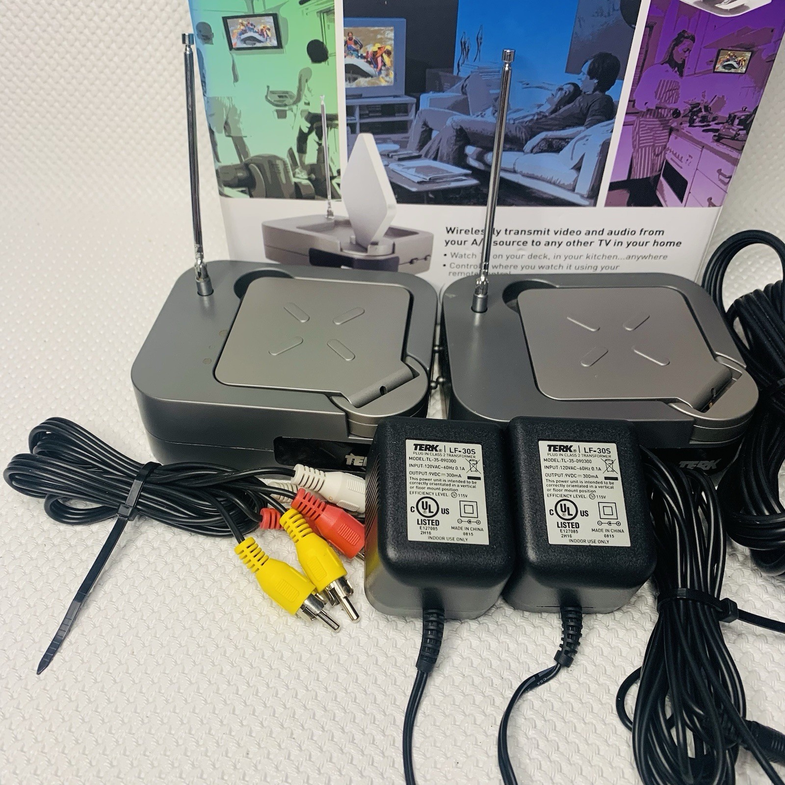 Terk Wireless A/V Transmitter & Receiver LF-30S Digital Media Streamer