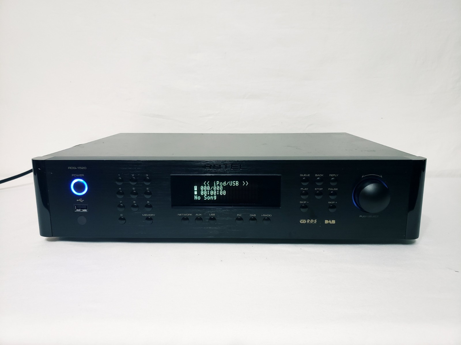 Rotel RDG-1520 Digital Gateway Receiver Tuner Streaming Apple iPhone iPod AS IS